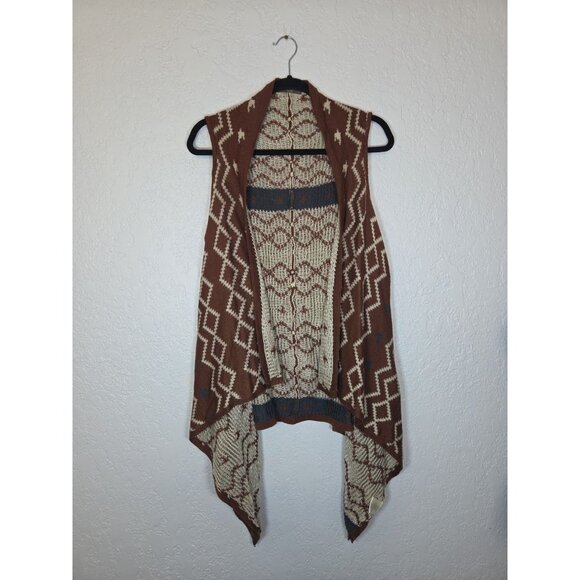 Anthropologie Do Everything In Love Poncho Shawl Vest Wrap Sweater One Size - Picture 1 of 5